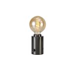 Delp Table Lamp, 1 Light E27, Dimmable, Pearl Black, (Lamps Not Included)