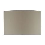 Funchal E27 Grey Cotton 43cm Drum Shade (Shade Only)