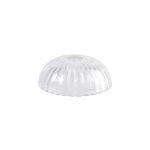 Gilda Shallow Dome 20cm Shell Effect Clear Glass Lampshade