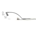 Lex Over Cabinet 1 Light GU10 With Adjustable Head And 2m Cable c/w BS Plug Polished Chrome