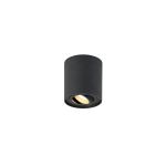 Rico 9.7cm Adjustable Cylinder Spotlight, 1 Light GU10, Sand Black
